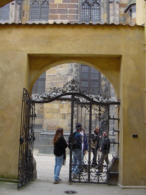 Castle area gate.