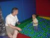 Larry and Ryan in the Ball Pit