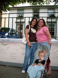 Jo, Me, and Ryan in Front of Abbey Road Studio