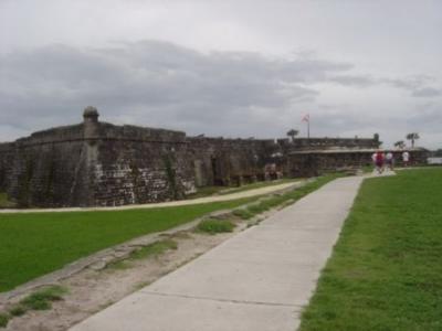 Path to Castillo de San Marcos