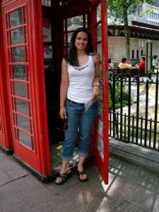 Jo In The Red Phone Booth